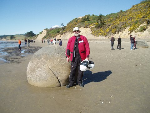 (I'm just another large round object on the beach)